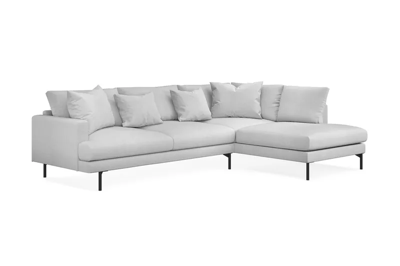 Menard 4-sits Soffa med Schäslong Höger - Lysegrå - Møbler - Sofaer - Sofa med chaiselong