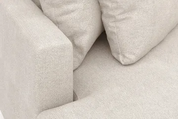 Menard 4-personers Venstrevendt L-formet Divansofa i Stof - Beige - Møbler - Sofaer - Sofa med chaiselong