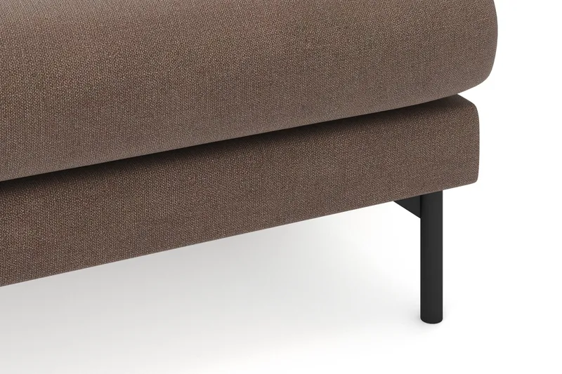 Menard 4-personers Højrevendt L-formet Divansofa i Stof - Brun - Møbler - Sofaer - Sofa med chaiselong