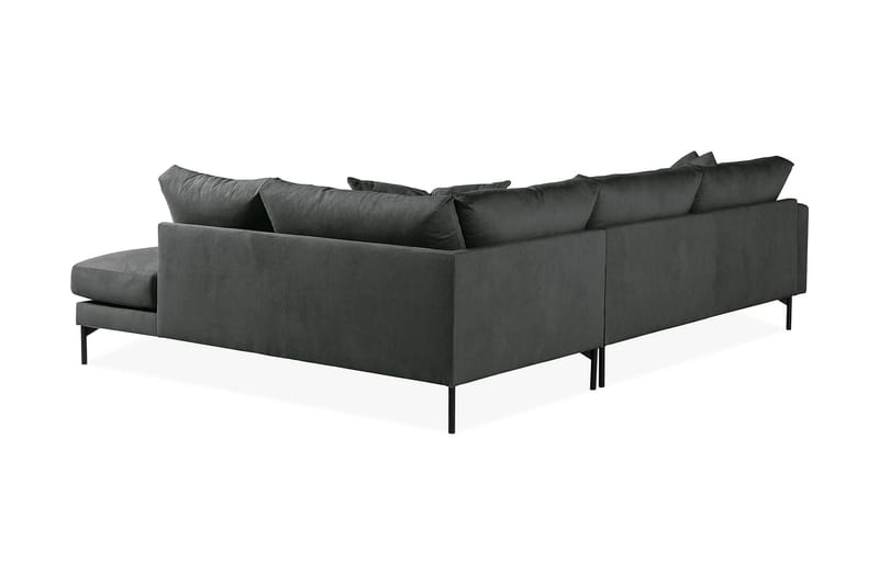 Menard 4-personers Højrevendt Dyb L-formet Chaiselongsofa i Manchester - Grå - Møbler - Sofaer - Sofa med chaiselong