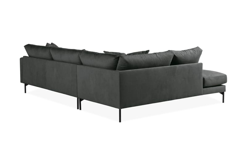 Menard 4-personers Venstrevendt L-formet Chaiselongsofa i Manchester - Grå - Møbler - Sofaer - Sofa med chaiselong