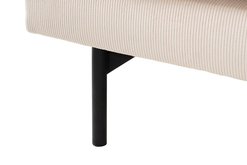 Menard 4-personers Højrevendt Dyb L-formet Chaiselongsofa i Manchester - Beige - Møbler - Sofaer - Sofa med chaiselong