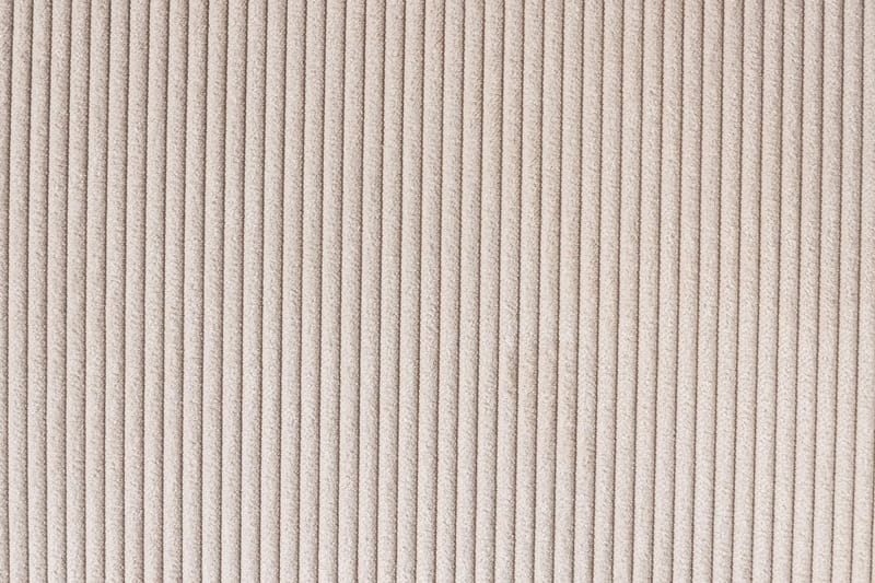 Menard 4-personers Højrevendt L-formet Chaiselongsofa + Fodskammel i Manchester - Beige - Møbler - Sofaer - Sofa med chaiselong