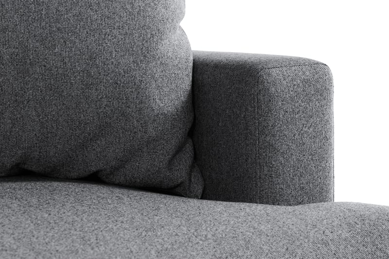 Menard 4-personers Venstrevendt L-formet Chaiselongsofa i Stof - Mørkegrå - Møbler - Sofaer - Sofa med chaiselong