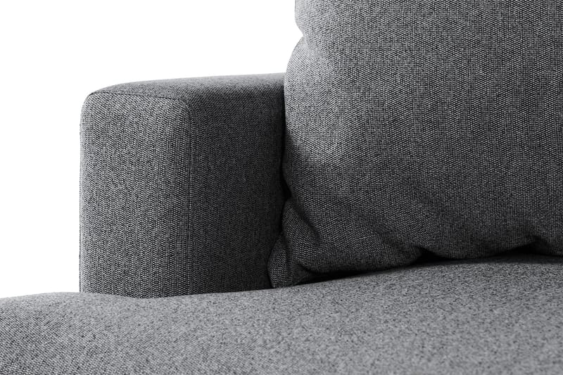 Menard 4-personers Højrevendt L-formet Chaiselongsofa i Stof - Mørkegrå - Møbler - Sofaer - Sofa med chaiselong