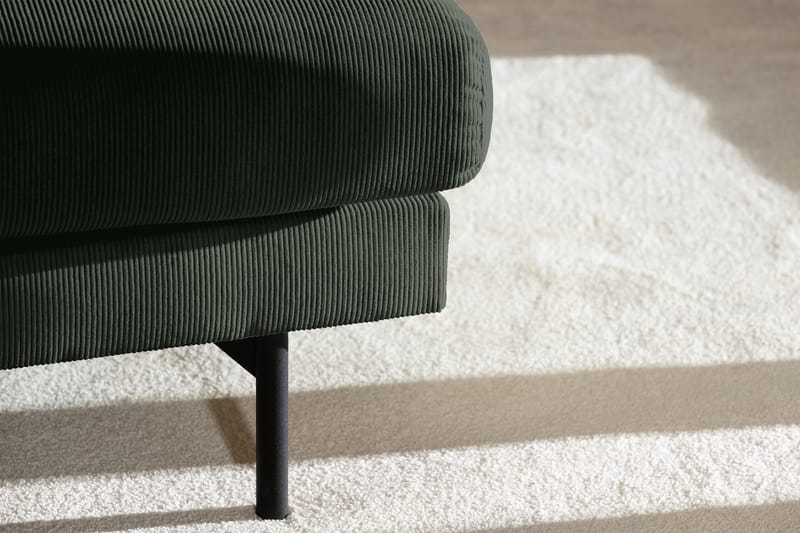Menard 4-personers Venstrevendt L-formet Chaiselongsofa i Manchester - Grøn - Møbler - Sofaer - Sofa med chaiselong