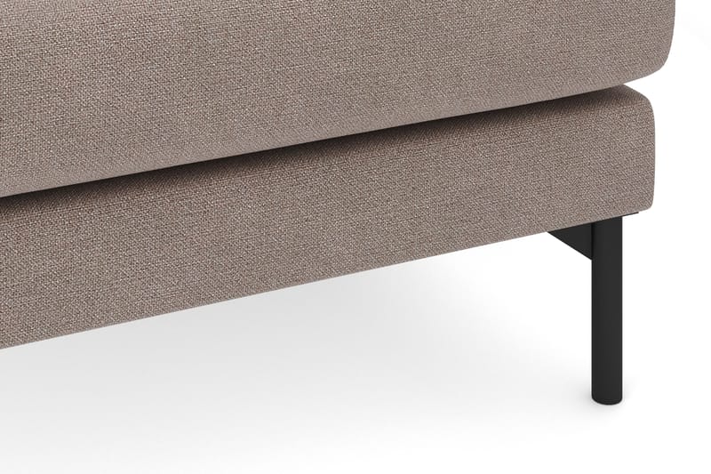 Menard 4-personers Højrevendt Dyb L-formet Chaiselongsofa i Stof - Brun - Møbler - Sofaer - Sofa med chaiselong