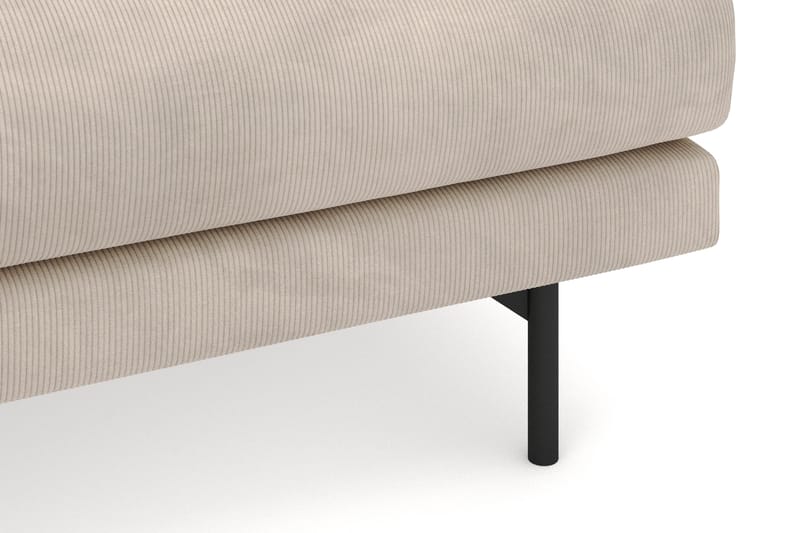 Menard 4-personers Venstrevendt L-formet Divansofa i Manchester - Greige - Møbler - Sofaer - Sofa med chaiselong