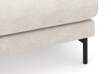 Menard 4-personers Højrevendt L-formet Divansofa i Stof - Beige - Møbler - Sofaer - Sofa med chaiselong