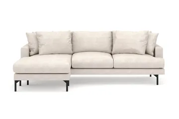 Menard 4-personers Venstrevendt Dyb L-formet Divansofa i Stof