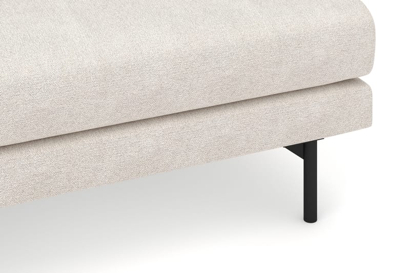 Menard 4-personers Venstrevendt Dyb L-formet Chaiselongsofa i Stof - Beige - Møbler - Sofaer - Sofa med chaiselong