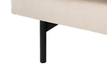Menard 4-personers Højrevendt Dyb L-formet Chaiselongsofa i Manchester - Beige - Møbler - Sofaer - Sofa med chaiselong