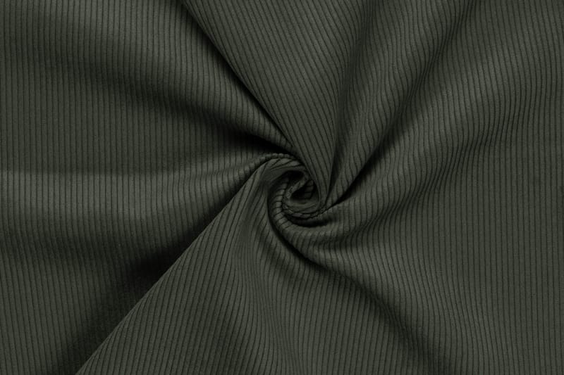 Menard 4-personers Venstrevendt Dyb L-formet Chaiselongsofa i Manchester - Mørkegrøn - Møbler - Sofaer - Sofa med chaiselong