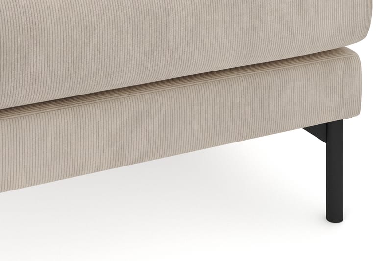 Menard 4-personers Højrevendt Dyb L-formet Chaiselongsofa i Manchester - Greige - Møbler - Sofaer - Sofa med chaiselong