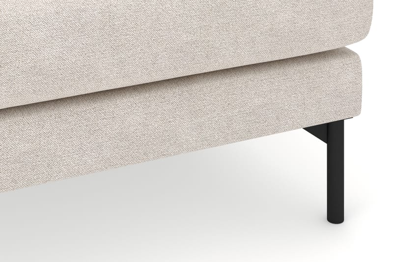 Menard 4-personers Højrevendt Dyb L-formet Chaiselongsofa i Stof - Beige - Møbler - Sofaer - Sofa med chaiselong