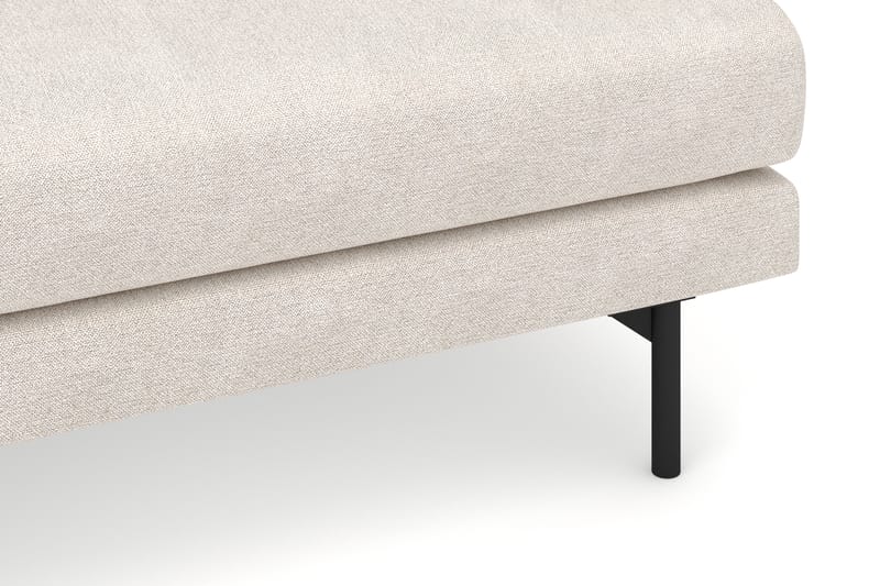 Menard 4-personers Venstrevendt Dyb L-formet Chaiselongsofa i Stof - Beige - Møbler - Sofaer - Sofa med chaiselong