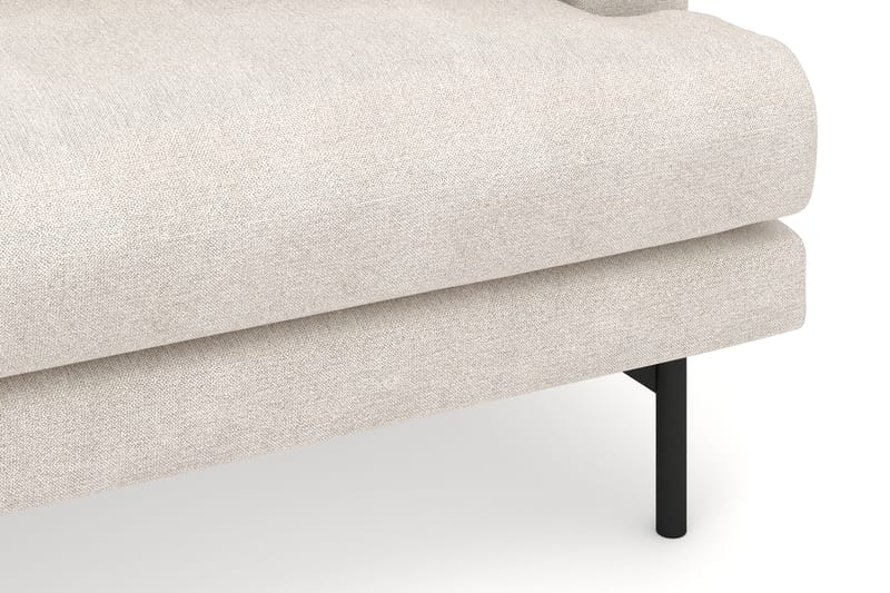 Menard 4-personers Venstrevendt Dyb L-formet Divansofa i Stof - Beige - Møbler - Sofaer - Sofa med chaiselong