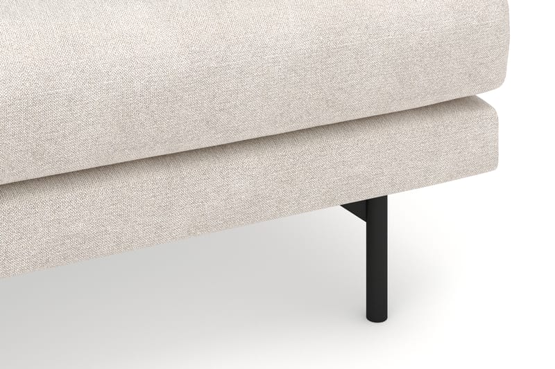 Menard 4-personers Venstrevendt L-formet Divansofa i Stof - Beige - Møbler - Sofaer - Sofa med chaiselong
