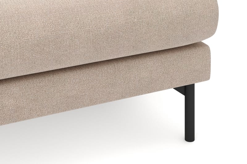 Menard 4-personers Højrevendt L-formet Divansofa i Stof - Beige - Møbler - Sofaer - Sofa med chaiselong