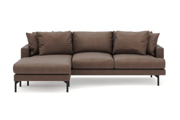 Menard 4-personers Venstrevendt Dyb L-formet Divansofa i Stof