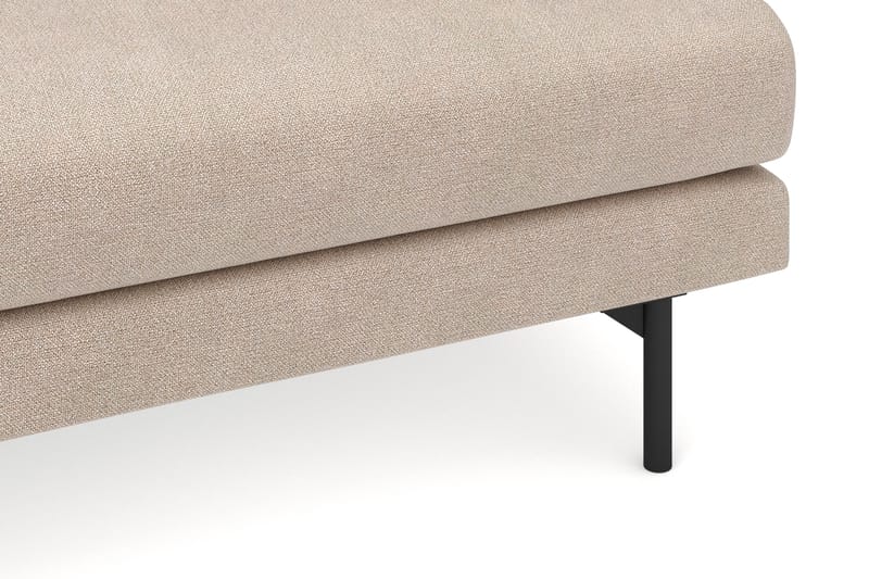 Menard 4-personers Venstrevendt Dyb L-formet Chaiselongsofa i Stof - Beige - Møbler - Sofaer - Sofa med chaiselong