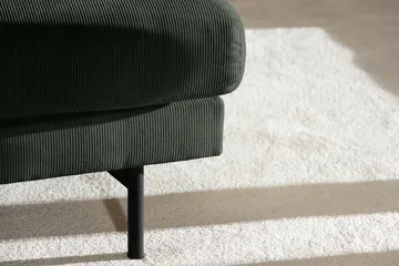 Menard 4-personers Venstrevendt Dyb L-formet Chaiselongsofa i Manchester - Grøn - Møbler - Sofaer - Sofa med chaiselong