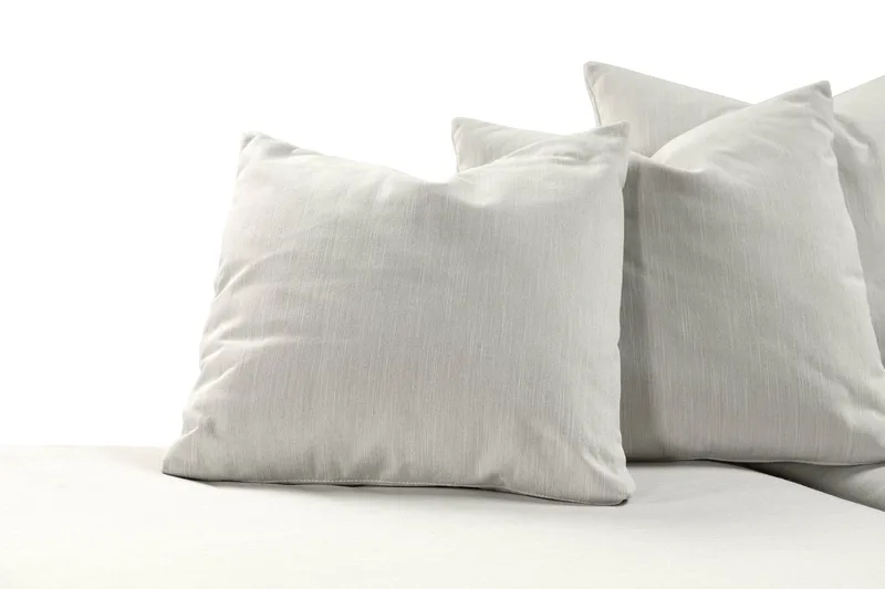 Menard 4-personers Venstrevendt L-formet Chaiselongsofa i Stof - Lysegrå - Møbler - Sofaer - Sofa med chaiselong