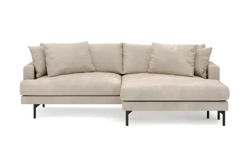 Menard 4-personers Højrevendt L-formet Divansofa i Manchester