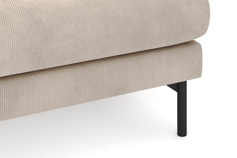 Menard 4-personers Højrevendt L-formet Divansofa i Manchester - Greige - Møbler - Sofaer - Sofa med chaiselong