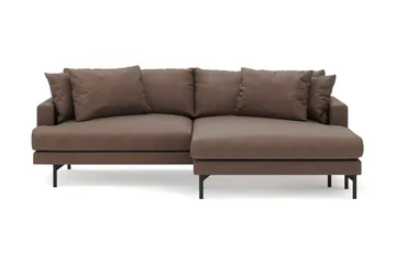 Menard 4-personers Højrevendt L-formet Divansofa i Stof