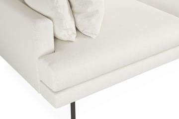 Menard 4-personers Højrevendt Dyb L-formet Chaiselongsofa i Bouclé - Hvid - Møbler - Sofaer - Sofa med chaiselong