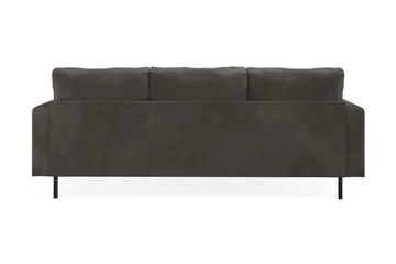 Menard Compact 3-personers Venstrevendt L-formet Divansofa i Manchester - Mørkegrå - Møbler - Sofaer - Sofa med chaiselong