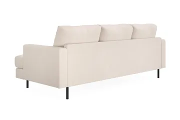 Menard Compact 3-personers Venstrevendt L-formet Divansofa i Stof - Beige - Møbler - Sofaer - Sofa med chaiselong
