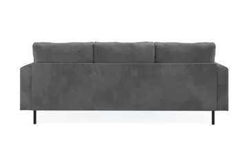 Menard Compact 3-personers Venstrevendt L-formet Divansofa i Manchester - Grå - Møbler - Sofaer - Sofa med chaiselong