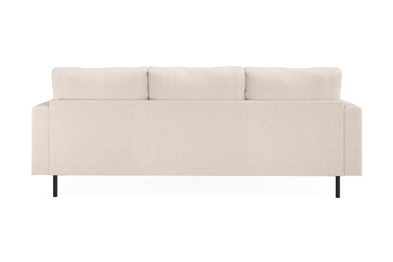 Menard Compact 3-personers Venstrevendt L-formet Divansofa i Stof - Beige - Møbler - Sofaer - Sofa med chaiselong