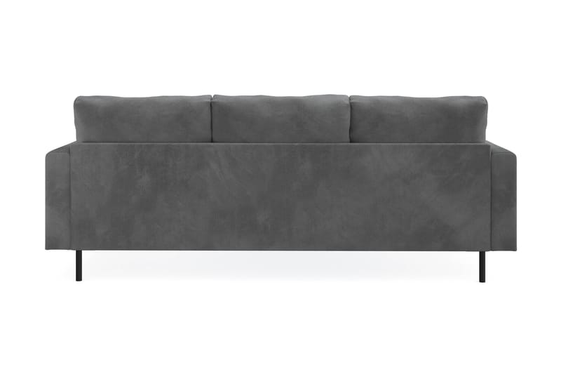 Menard Compact 3-personers Venstrevendt L-formet Divansofa i Manchester - Grå - Møbler - Sofaer - Sofa med chaiselong
