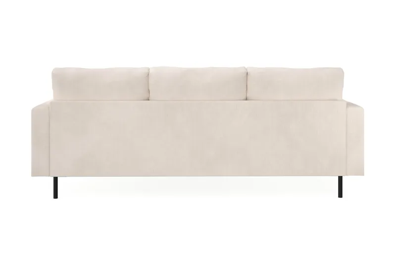 Menard Compact 3-personers Højrevendt L-formet Divansofa i Manchester - Beige - Møbler - Sofaer - Sofa med chaiselong