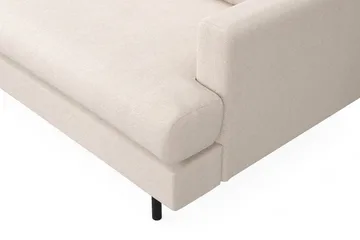 Menard Compact 3-personers Venstrevendt L-formet Divansofa i Stof - Beige - Møbler - Sofaer - Sofa med chaiselong