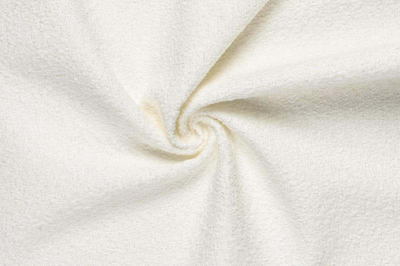 Menard Compact 3-personers Venstrevendt L-formet Divansofa i Bouclé - Hvid - Møbler - Sofaer - Sofa med chaiselong