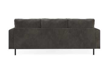 Menard Compact 3-personers Højrevendt L-formet Divansofa i Manchester - Mørkegrå - Møbler - Sofaer - Sofa med chaiselong