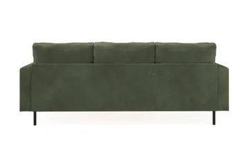 Menard Compact 3-personers Højrevendt L-formet Divansofa i Manchester - Grøn - Møbler - Sofaer - Sofa med chaiselong