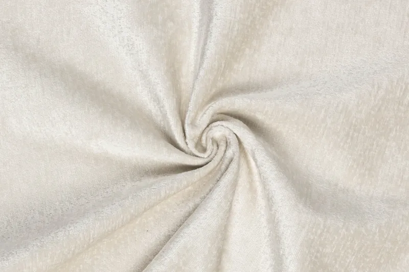 Menard Compact 3-personers Venstrevendt L-formet Divansofa i Fløjl - Cremehvid - Møbler - Sofaer - Sofa med chaiselong