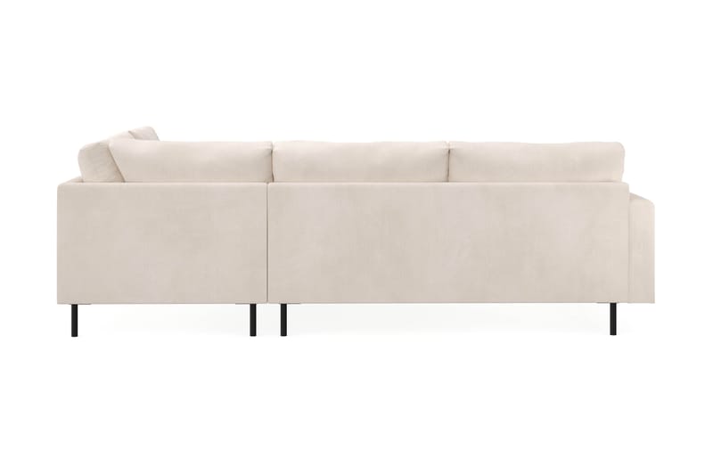 Menard Compact 4-personers Højrevendt L-formet Chaiselongsofa i Manchester - Beige - Møbler - Sofaer - Sofa med chaiselong