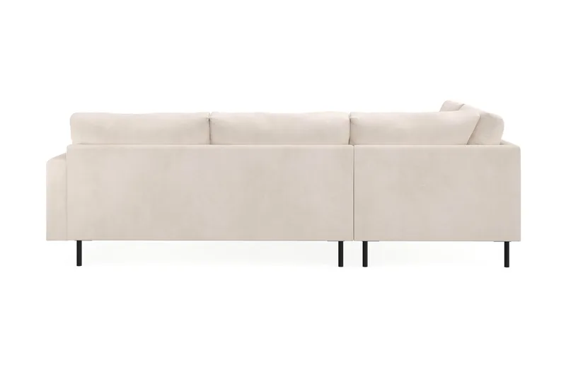 Menard Compact 4-personers Venstrevendt L-formet Chaiselongsofa i Manchester - Beige - Møbler - Sofaer - Sofa med chaiselong