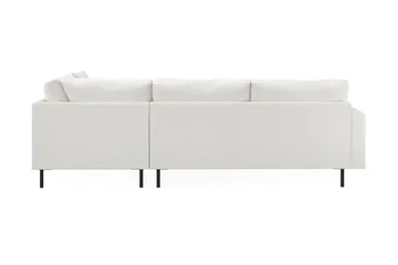Menard Compact 4-personers Højrevendt L-formet Chaiselongsofa i Bouclé - Hvid - Møbler - Sofaer - Sofa med chaiselong