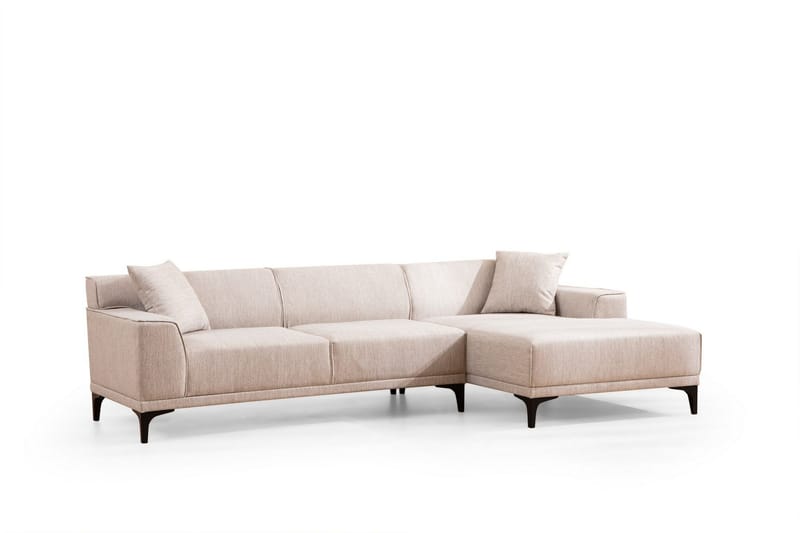 Mississauga Chaiselongsofa 3-personers - Hvid - Møbler - Sofaer - Sofa med chaiselong - 3 personers sofa med chaiselong