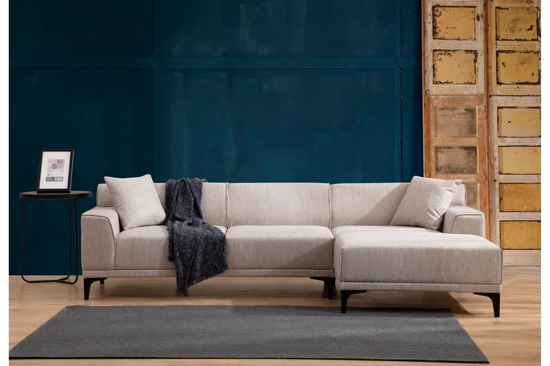Mississauga Chaiselongsofa 3-personers, Hvid