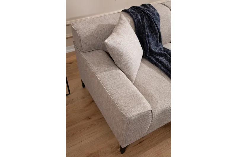 Mississauga Chaiselongsofa 3-personers - Hvid - Møbler - Sofaer - Sofa med chaiselong - 3 personers sofa med chaiselong