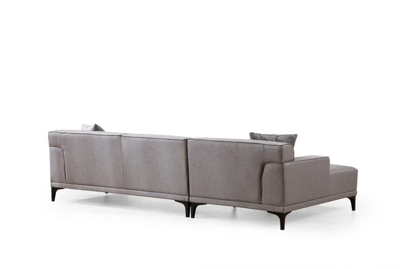 Mississauga Chaiselongsofa 3-personers - Grå - Møbler - Sofaer - Sofa med chaiselong - 3 personers sofa med chaiselong