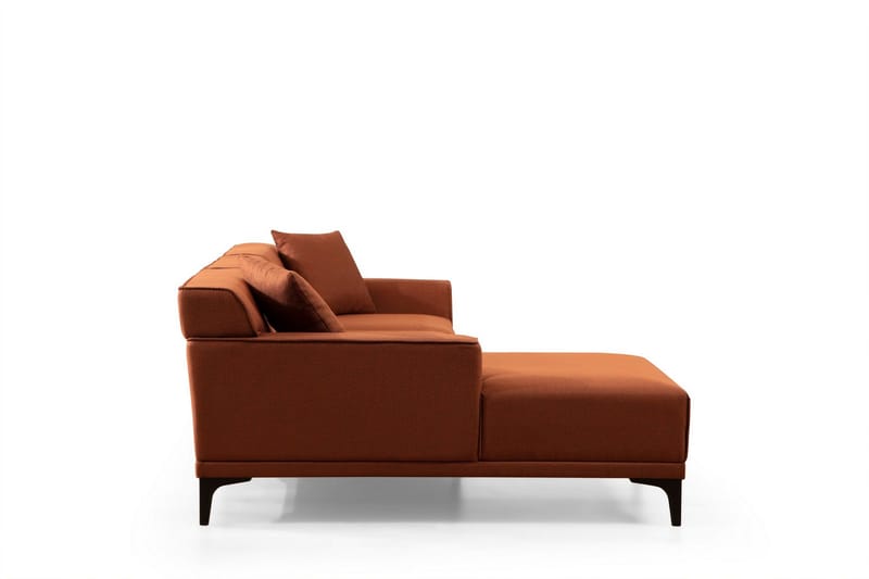 Mississauga Chaiselongsofa 3-personers - Orange - Møbler - Sofaer - Sofa med chaiselong - 3 personers sofa med chaiselong